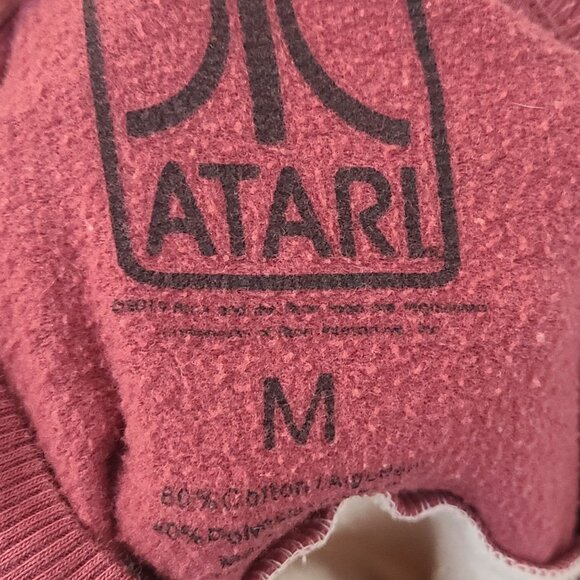 Atari Big Logo Striped Crewneck Sweatshirt Women Multicolored Size Medium - Picture 6 of 6